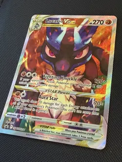 Pokemon TCG Lucario VSTAR SWSH291 Crown Zenith Promo NM Condition - Image 2
