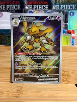 ALAKAZAM ME009 Mega Evolutions Black Star Promo Holo Pokemon TCG Near Mint - Image 1