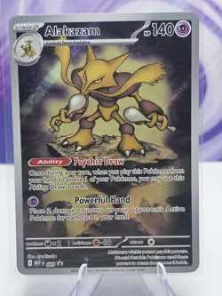 Alakazam 009 Pokemon TCG Mega Evolutions Black Star Promo NM - Image 1