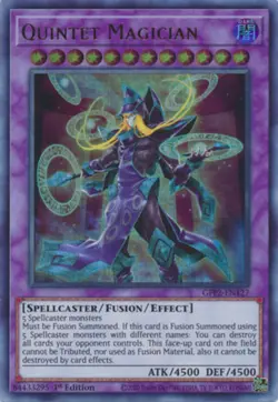 Yugioh! Quintet Magician - GFP2-EN127 - Ultra Rare - 1st Edition Near Mint, Engl - Image 1