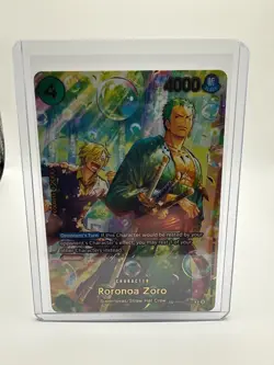 Roronoa Zoro - PRB02-006 (SP) PRB02-006 The Azure Sea's Seven Foil - Image 1