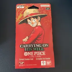 One Piece OP13 Sleeved Booster Pack Carrying On His Will - Image 1