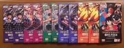 Lot Of 11x One Piece Sleeved Booster Packs - OP09 OP10 OP11 OP12 OP14 PRB02 - Image 1