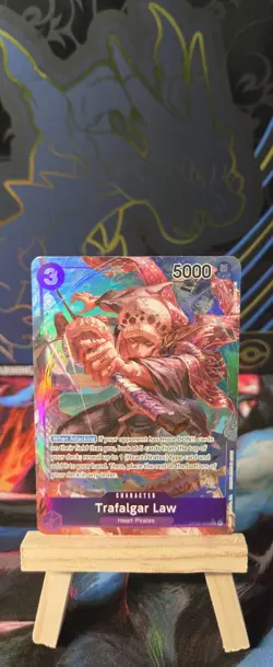 One Piece CCG Awakening Of The New Era Trafalgar Law ENG OP05-069 SR Alt Art - Image 1