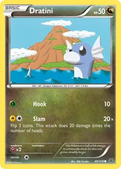 Dratini XY - Roaring Skies 49/108 NM English Pokemon Card - Image 1