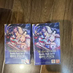 Bandai One Piece Card Game Azure Sea's Seven Double Pack Set 9 (Lot 2) - Image 1