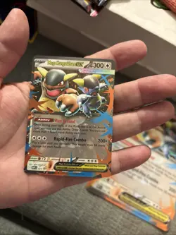 Pokemon Mega Kangaskhan EX Card 104/132 Me01: Mega Evolution Holo. N/M Or Better - Image 3
