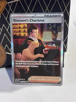 Giovanni's Charisma Special Illustration Rare Card 204/165 SV 151 NM Condition - Image 1