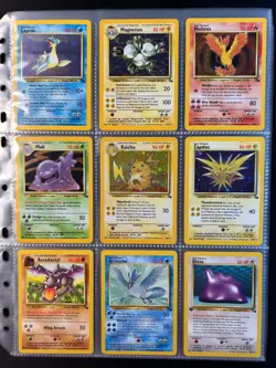 100% Complete Fossil Set 62/62 WOTC Vintage Pokemon Cards HOLO 1999 - Image 4