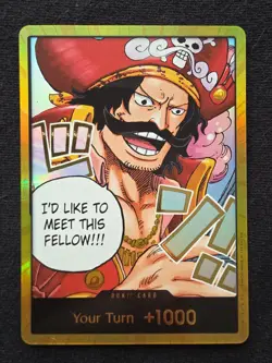 DON!! Card (Gol.D.Roger) (Gold) Carrying On His Will Foil - Image 1