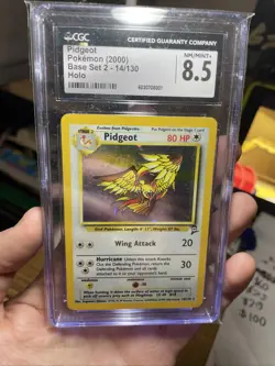 Pokemon Card PSA 8 Pidgeot Base Set 2 2000 Holo 14/130, Wizards Of The Coast! - Image 4
