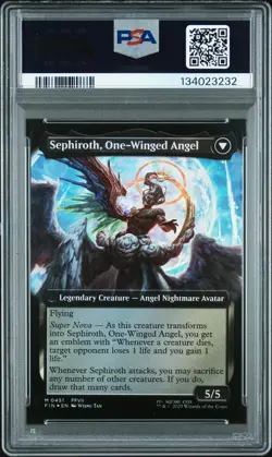 2025 MTG FINAL FANTASY #0451 SEPHIROTH, FABLED SOLDIER EXTENDED ART FOIL PSA 10 - Image 2