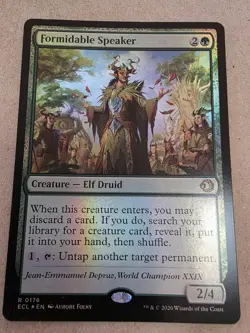 Formidable Speaker - Foil - Lorwyn Eclipsed - Mtg - Image 1