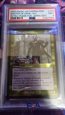 Master of Cruelties (Retro Frame) (Serial Numbered) Ravnica Remastered Foil - Image 1