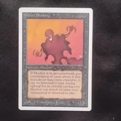 Magic: The Gathering Nether Shadow Creature Unlimited Edition Black Rare English - Image 1