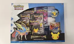 Pokemon TCG Celebrations Deluxe Pin Collection Box Zacian Lv X Pikachu Sealed 820650809422 - Image 1