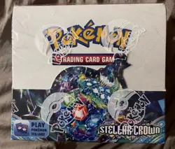 Stellar Crown Booster Box Pokemon Sealed - Image 1