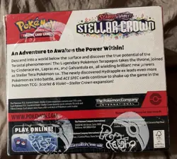 Stellar Crown Booster Box Pokemon Sealed - Image 3