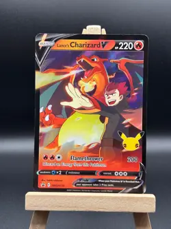 Lance's Charizard V SWSH133 Black Star Promo | Celebrations | LP | Pokemon TCG - Image 1