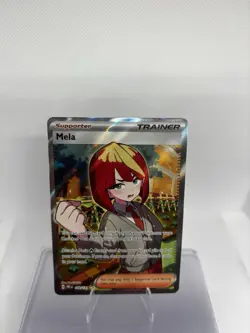 Pokemon TCG Trainer Mela Ultra Rare Holo Card 140/131 Prismatic Evolutions NM - Image 2