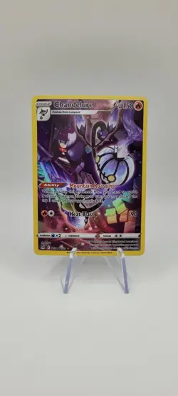 Pokemon TCG: Chandelure TG04/TG30 Ultra Rare Holo-Lost Origin Trainer Gallery NM - Image 1