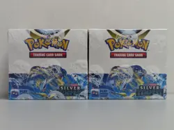 (2) Lot 2022 Pokemon Sword & Shield Silver Tempest Factory Sealed Booster Box - Image 1