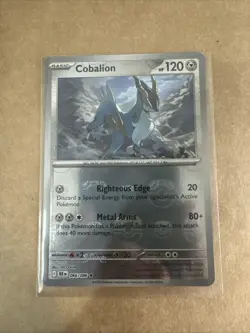 Cobalion (Master Ball Pattern) 066/086 Sv: Black Bolt Pokemon TCG - Image 1