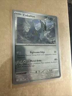 Cobalion (Master Ball Pattern) 066/086 Sv: Black Bolt Pokemon TCG - Image 3