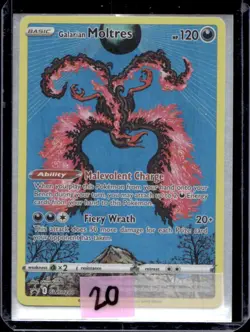 2019-2023 Pokemon SWSH Black Star Promos Galarian Moltres #SWSH284 - Image 1