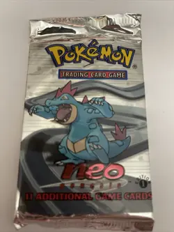 Pokemon 1st Edition Neo Genesis booster Pack Feraligatr - Image 1