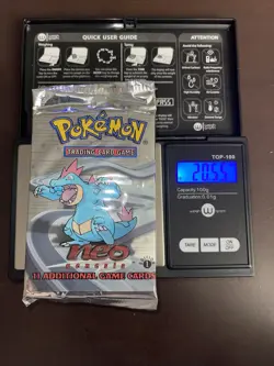 Pokemon 1st Edition Neo Genesis booster Pack Feraligatr - Image 2