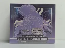 2021 Pokemon SWSH Chilling Reign Sealed Pokemon Center ETB Elite Trainer Box - Image 1
