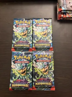 4x Pokemon TCG Scarlet And Violet Twilight Masquerade Booster Packs New Sealed - Image 2