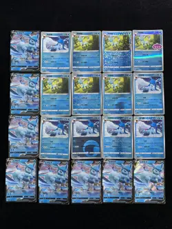 2025 Pokemon TCG S-Chinese Gem Pack Vol.2 Glaceon V Star Holo Lot*20 BL25 - Image 1
