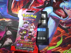 Heavy 32.84g Pokemon TCG Destined Rivals Sleeved Booster Pack - Image 1