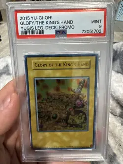 2015 Yugioh Glory Of The Kings Hand Deck Promo Holo PSA 9 - Image 1