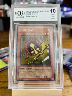 Hane-Hane LOB-110 The Legend of Blue Eyes White Dragon Unlimited BCCG 10 Mint - Image 1