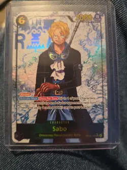 NM 💎 SABO #120 (OP13-120) MANGA ALT ART - CARRYING ON HIS WILL ONE PIECE JPN - Image 1