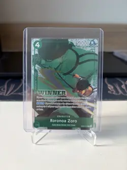Roronoa Zoro Winner Pack 2025 Vol. 3 R One Piece Promo Card EB02-019 NM English - Image 1