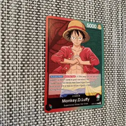 One Piece - Monkey.D.Luffy OP01-003 Leader - Romance Dawn PRE ERRATA #1 - Image 2