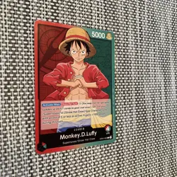 One Piece - Monkey.D.Luffy OP01-003 Leader - Romance Dawn PRE ERRATA #2 - Image 2