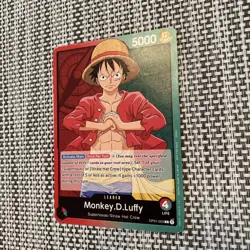 One Piece - Monkey.D.Luffy OP01-003 Leader - Romance Dawn PRE ERRATA #2 - Image 3