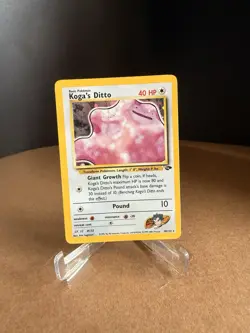 Pokemon TCG Koga's Ditto Gym Challenge Card 10/132 Near MINT - Image 1