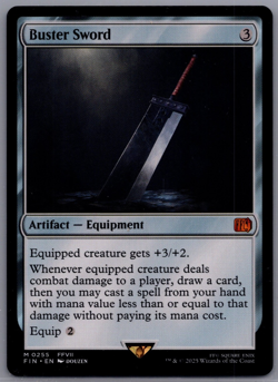 MTG Buster Sword Final Fantasy Regular #0255 - Image 1