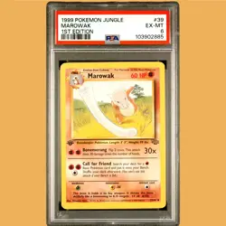 1999 MAROWAK #39 1st Edition PSA 6 Pokemon Game Card - Image 1