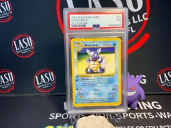 1999 POKEMON GAME 1ST ED #42 WARTORTLE PSA 7 - Image 1