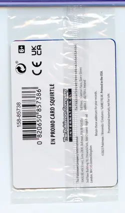 Squirtle 007/165 Promo SV 151 Pokemon Center Stamp Sealed Pokemon TCG - Image 2