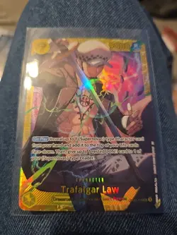 One Piece CCG Trafalgar Law Royal Blood Foil Card OP10-119 - Image 1