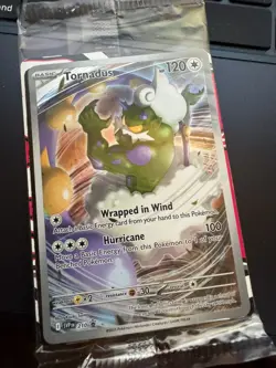Pokemon Sealed Tornadus 210 Black Star SV Scarlet Violet Promo Card Rare ETB - Image 1