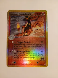 Team Magma's Houndoom 34/95 Team Magma vs Team Aqua Reverse Holo Card - Image 1
